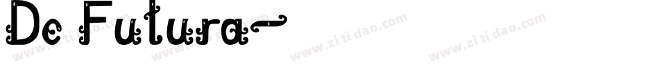 De Futura字体转换